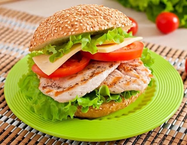 Spicy Chicken Tikka & Cheese Sub.
