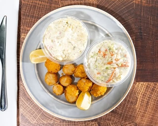 Fried Fish & Scallop Platter.